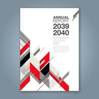 fundo de design de formas geométricas mínimas para cartaz de folheto de capa de livro de relatório anual de negócios vetor