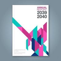 fundo de design de formas geométricas mínimas para cartaz de folheto de capa de livro de relatório anual de negócios vetor