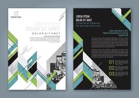 fundo geométrico mínimo abstrato para cartaz de folheto de capa de livro de relatório anual de negócios vetor