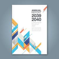 fundo de design de formas geométricas mínimas para cartaz de folheto de capa de livro de relatório anual de negócios vetor