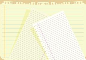 Caderno, papel, fundo, vetorial vetor