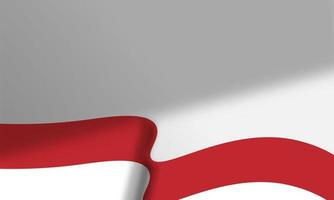 fundo abstrato maquete geométrica bandeira vermelha e branca dia da independência indonésia 77 eps 10 vetor