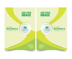 modelo de panfleto de negócios abstrato tamanho a4, capa criativa, brochura de tendência. vetor