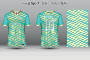 maquete de camisa de futebol padrão geométrico abstrato design de camiseta esportiva vetor