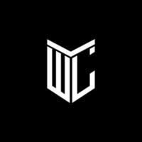 design criativo do logotipo da letra wl com gráfico vetorial vetor