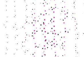 padrão de vetor rosa claro em estilo poligonal com círculos.