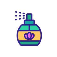 vetor de ícone de spray de lavanda. ilustração de símbolo de contorno isolado