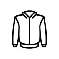 vetor de ícone de suéter. ilustração de símbolo de contorno isolado