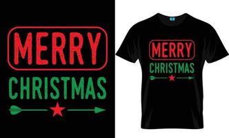 design de camiseta de natal vetor