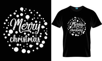 design de camiseta de natal vetor