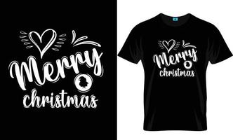 design de camiseta de natal vetor