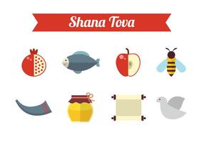 Vetor shana tova gratuito