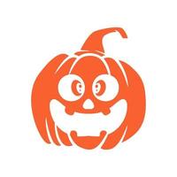 abóboras de halloween jack o lanternas rostos. ícone de abóbora. abóbora de halloween assustadora. vetor