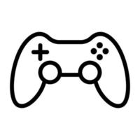 vetor de ícone do joystick do jogo. ilustração de símbolo de contorno isolado