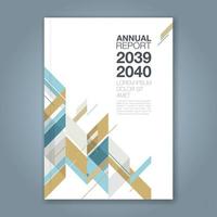 fundo de design de formas geométricas mínimas para cartaz de folheto de capa de livro de relatório anual de negócios vetor