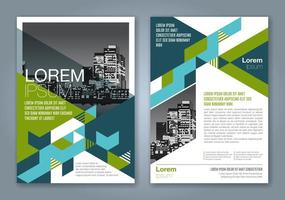 fundo de design de formas geométricas mínimas para cartaz de folheto de capa de livro de relatório anual de negócios vetor