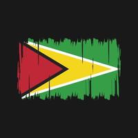 vetor de bandeira da guiana. bandeira nacional