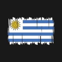 vetor de bandeira do uruguai. bandeira nacional