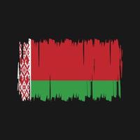 vetor de bandeira da bielorrússia. bandeira nacional