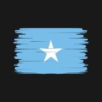 vetor de pincel de bandeira da Somália. bandeira nacional