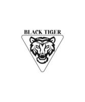 símbolo de mascote de modelo de emblema de logotipo de tigre para negócios. vetor