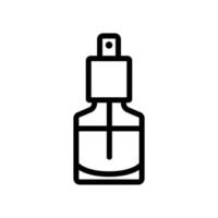 ilustração de contorno de vetor de ícone de spray aromático pequeno