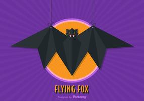 Ilustração vetorial Free Flying Fox vetor