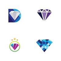 modelo de logotipo de diamante