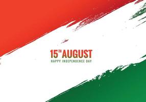 dia da independência tricolor indiana 15 de agosto fundo vetor