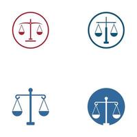 modelo de logotipo de lei de justiça vector illsutration design