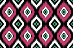 padrão sem emenda tribal ikat étnico. design para plano de fundo,tapete,papel de parede,vestuário,embrulho,batik,tecido,estilo vector illustration.embroidery.
