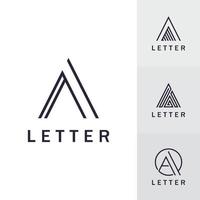 letra um logotipo, criativo um símbolo inicial do logotipo para o seu negócio vetor