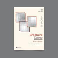 capa de brochura de negócios capa de relatório anual, capa de livro ou design de folheto. apresentação do folheto. catálogo com fundo geométrico abstrato. revista de pôsteres de publicação moderna, layout, modelo, vetor