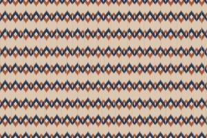 ikat sem costura padrão étnico em tribal. atr geométrico asteca. design para plano de fundo, papel de parede, ilustração vetorial, tecido, roupas, batik, tapete, bordado. vetor