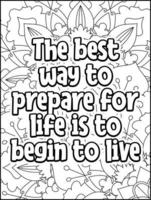 citações motivacionais para colorir. citações inspiradoras para colorir. página para colorir de citações afirmativas. citações positivas. Boas vibrações. página para colorir de palavrões. tipografia motivacional. vetor