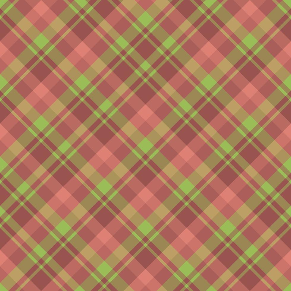 motivo senza cuciture in affascinanti colori rosso scuro e verde creativo per plaid, tessuto, tessuto, vestiti, tovaglie e altre cose. immagine vettoriale. 2 vettore