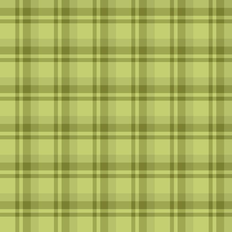 motivo senza cuciture in affascinanti colori verde chiaro per plaid, tessuto, tessuto, vestiti, tovaglie e altre cose. immagine vettoriale. vettore