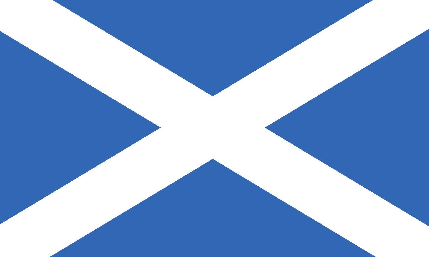 Scozia bandiera vettoriale eps10. bandiera scozzese. bandiera della Scozia. sant'andrea