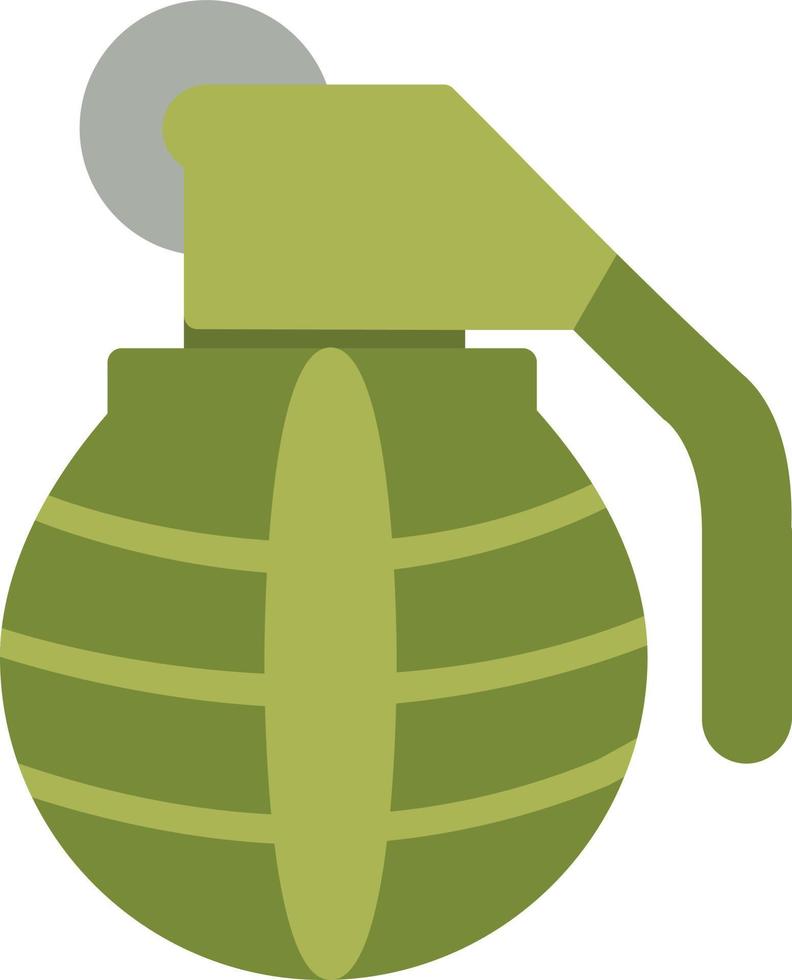 icona piatta granata vettore