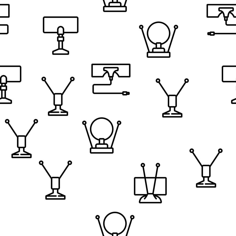 modello senza cuciture di vettore del dispositivo dell'antenna hdtv