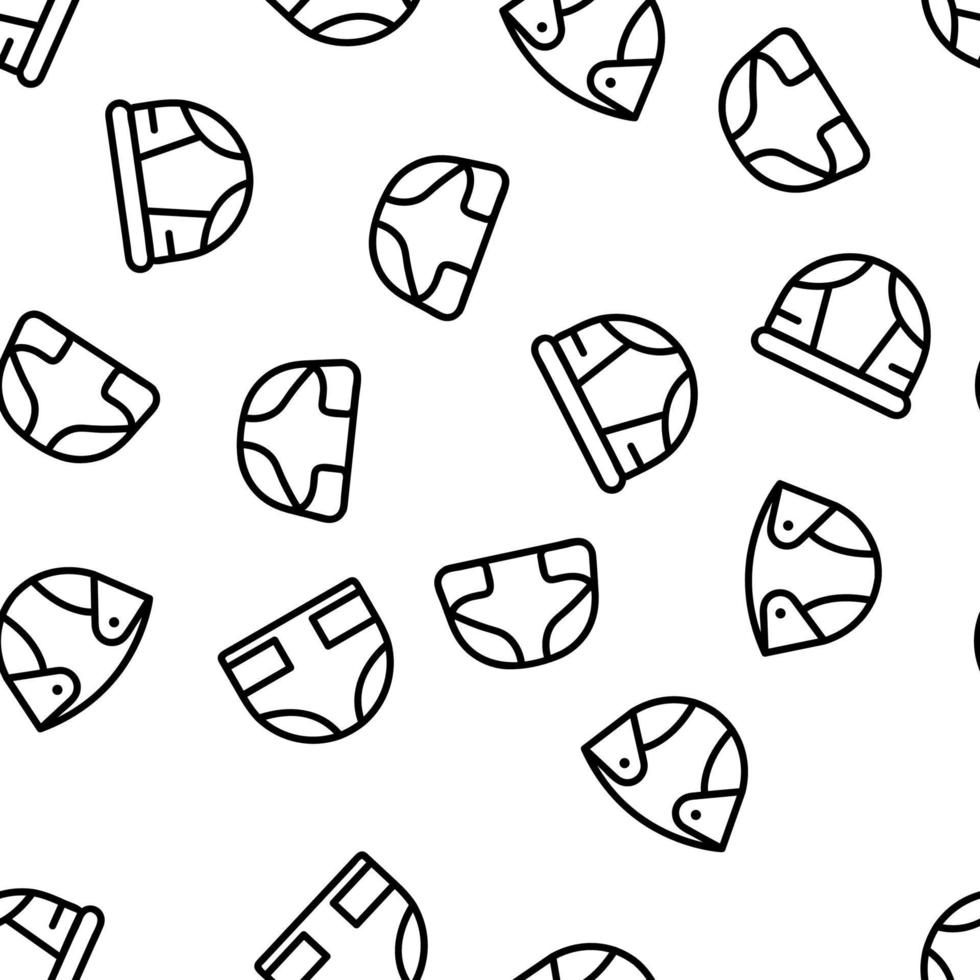 pannolini assorbenti per bambini vector seamless pattern