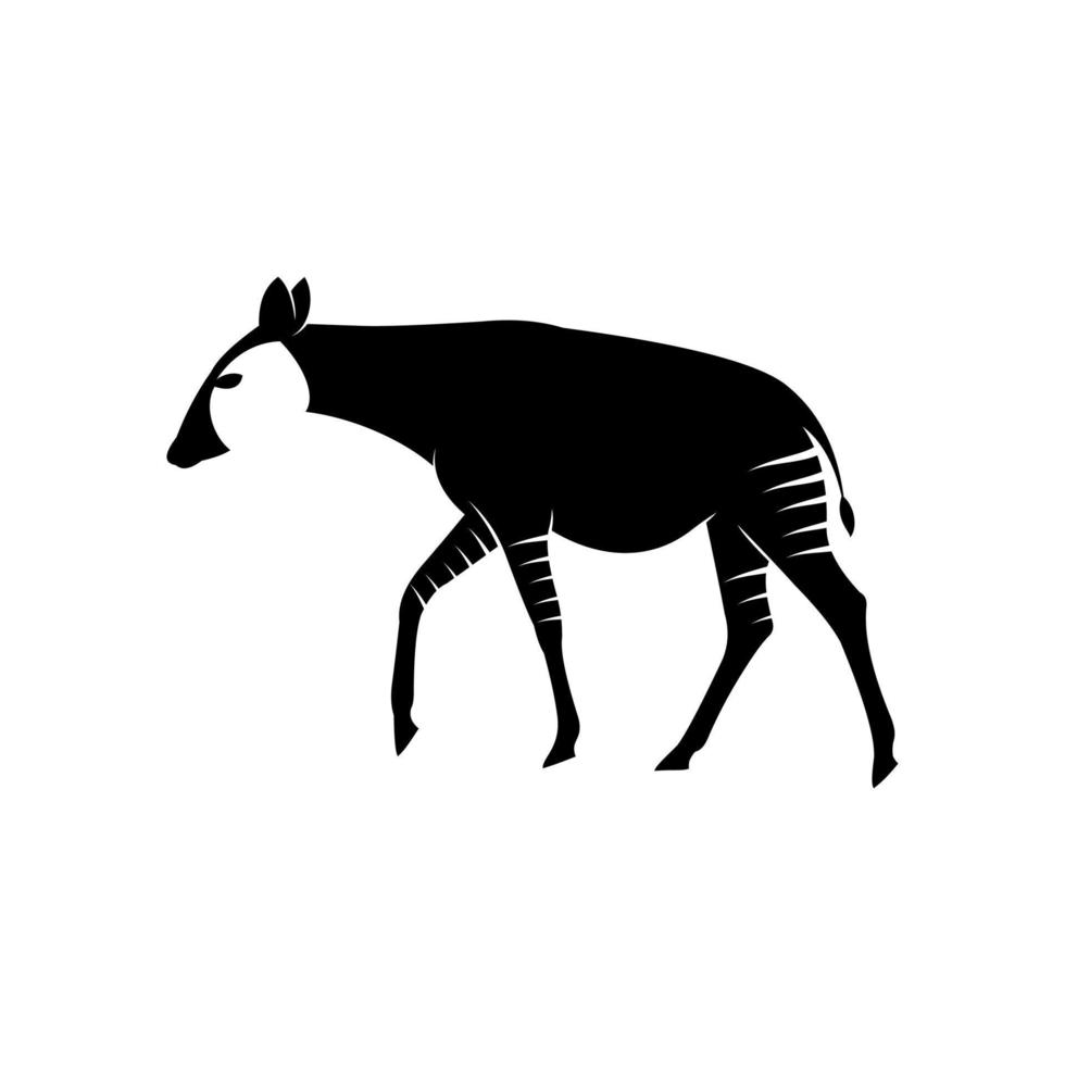 vettore del logo okapi