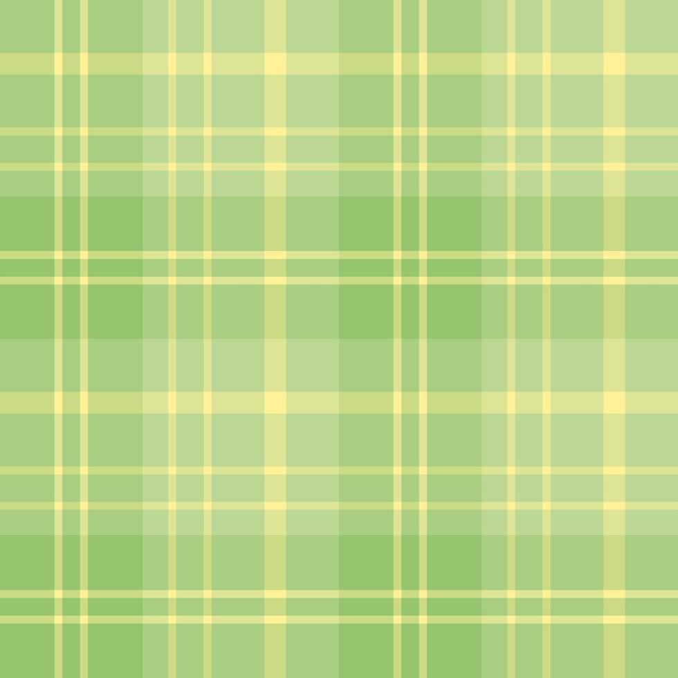 motivo senza cuciture nei colori fantasia verde chiaro e giallo per plaid, tessuto, tessuto, vestiti, tovaglie e altre cose. immagine vettoriale. vettore