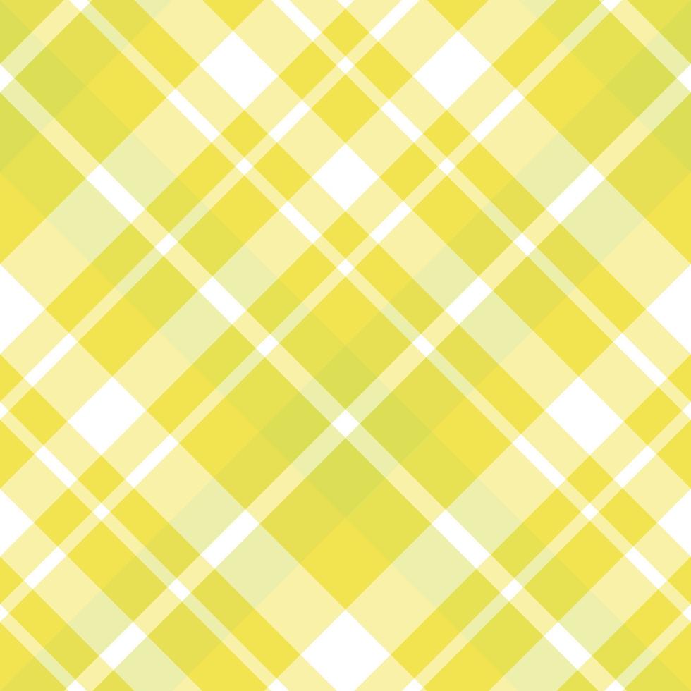 motivo senza cuciture in affascinanti eleganti colori giallo e bianco per plaid, tessuto, tessuto, vestiti, tovaglie e altre cose. immagine vettoriale. 2 vettore