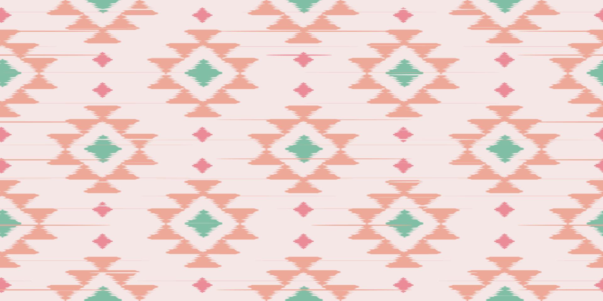 etnico astratto ikat art. modello senza cuciture in stile tribale, popolare e messicano. ornamento di arte geometrica azteca print.design per moquette, carta da parati, abbigliamento, avvolgimento, tessuto, copertina, tessile vettore