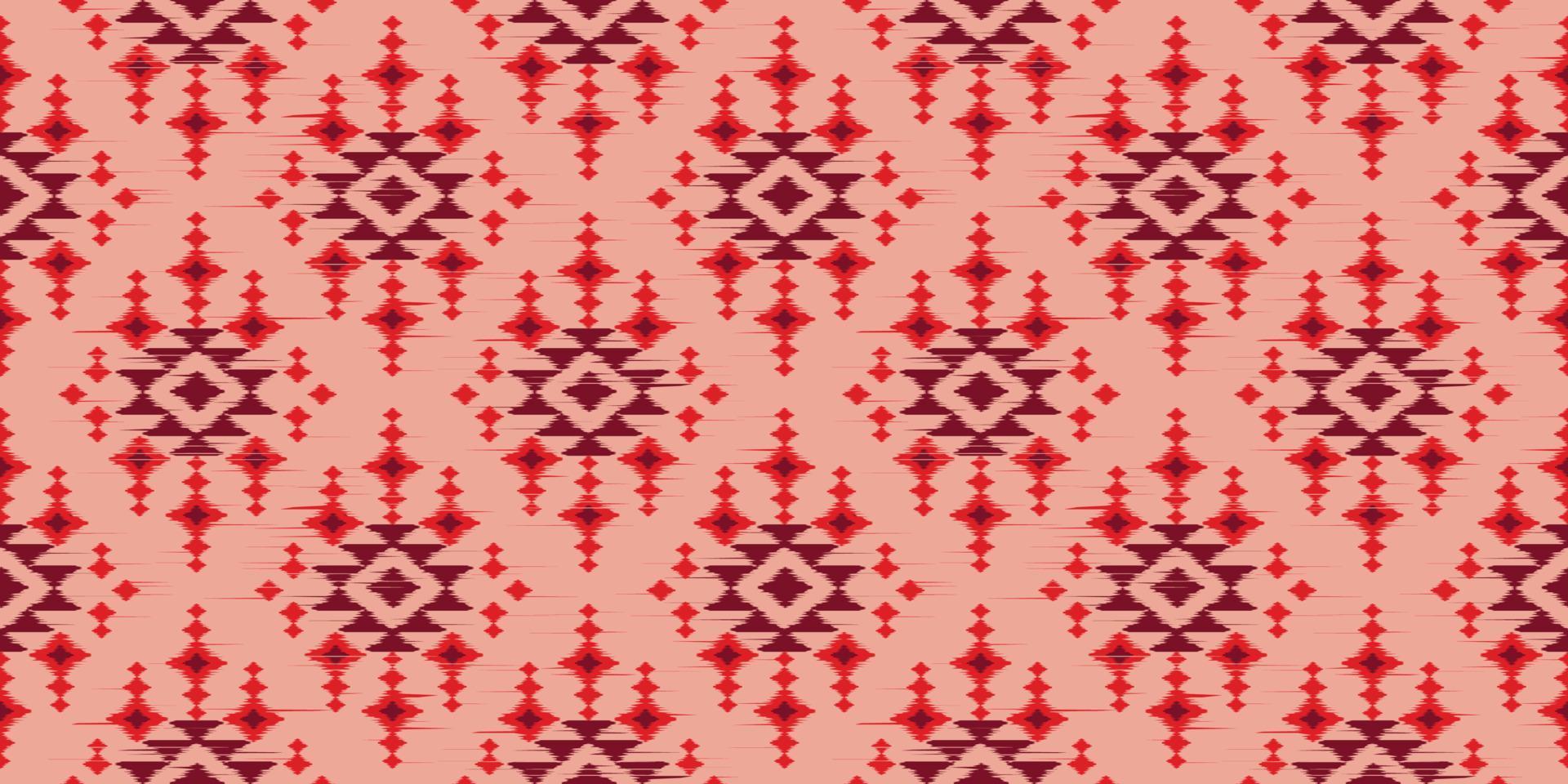 rosa rosso astratto etnico. motivo geometrico senza cuciture in ricamo tribale e popolare, stampa di ornamenti d'arte geometrica azteca. design per moquette, carta da parati, abbigliamento, avvolgimento, tessuto, copertina. vettore