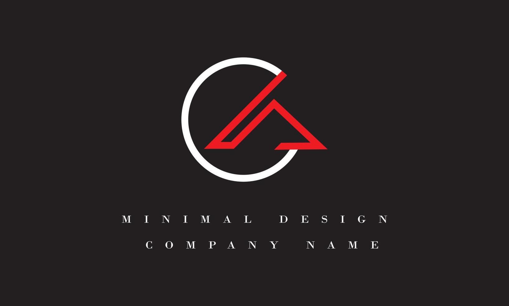 la o al design del logo minimale vettore