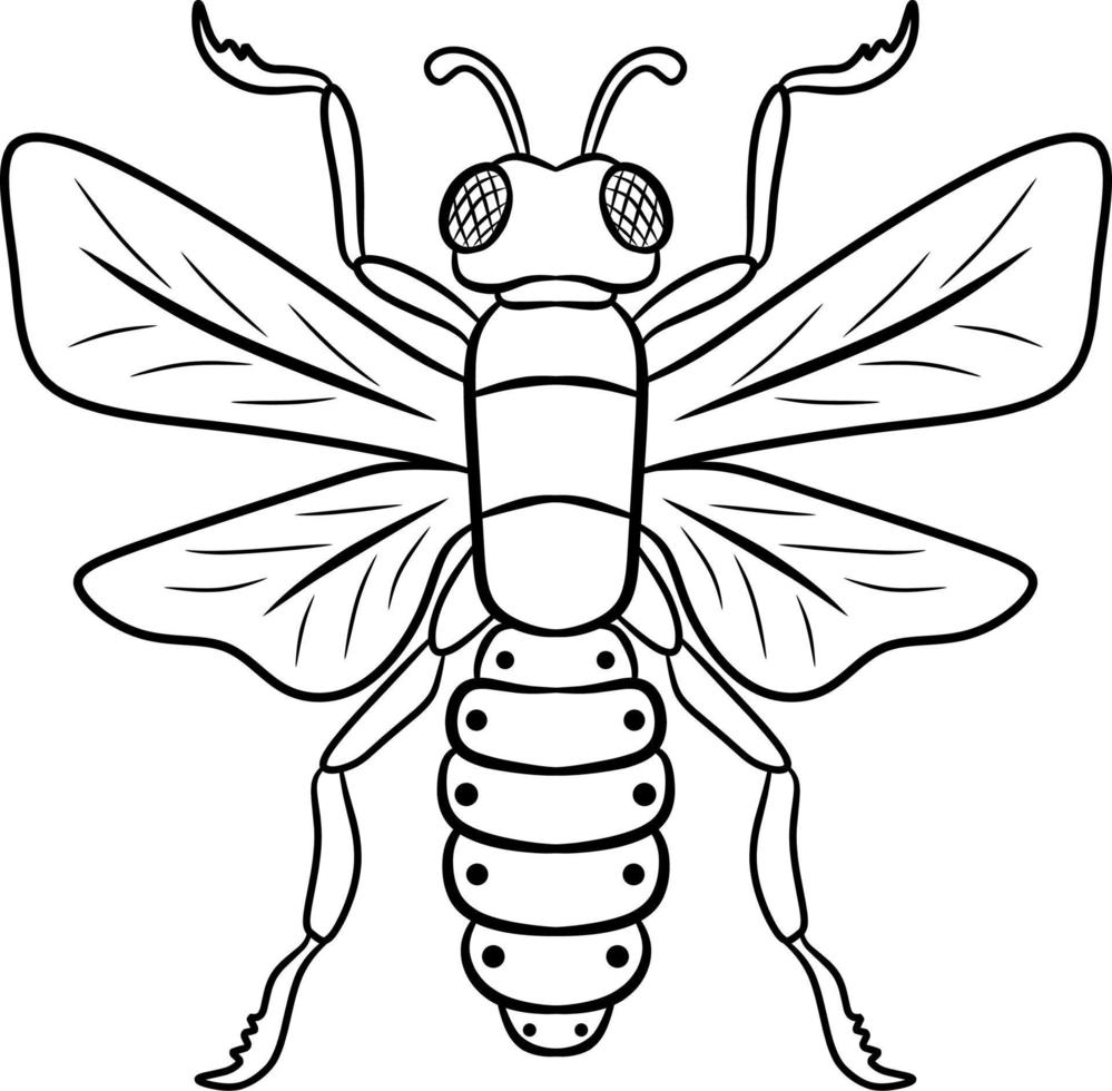 illustrazione di una vespa vettore