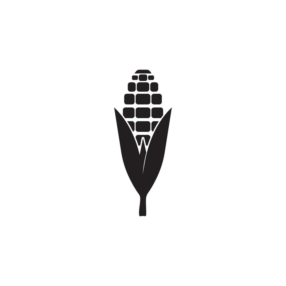 icona di mais. disegno del modello di illustrazione vettoriale