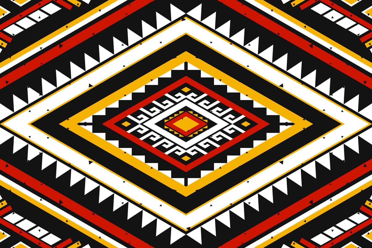 modello senza cuciture geometrico etnico orientale tradizionale. stile tribale a strisce. design per sfondo, carta da parati, illustrazione vettoriale, tessuto, abbigliamento, batik, moquette, ricamo. vettore